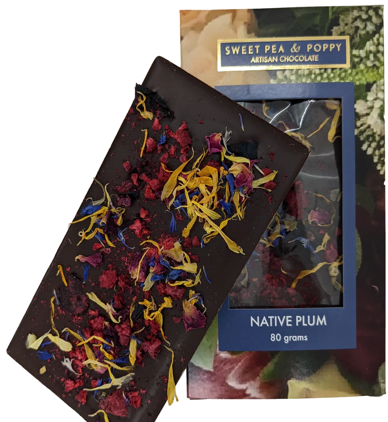Native Plum Artisan Chocolate Bar